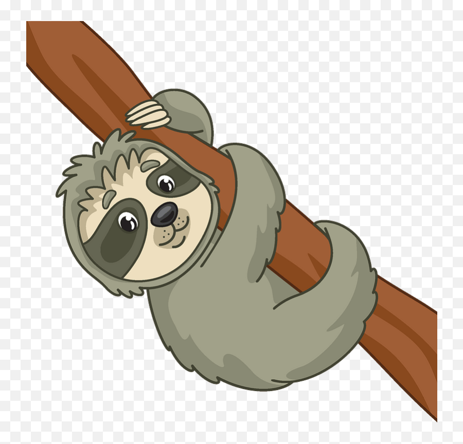 Sloth Clipart Free Download Transparent Png Creazilla - Cartoon,Sloth Transparent