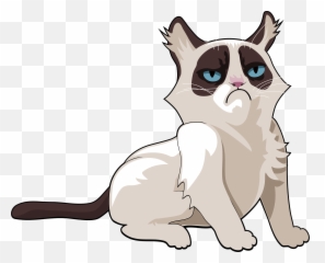 Grumpy Kitty Clipart Free Download Transparent Png Creazilla - Grumpy Cat,Grumpy Png