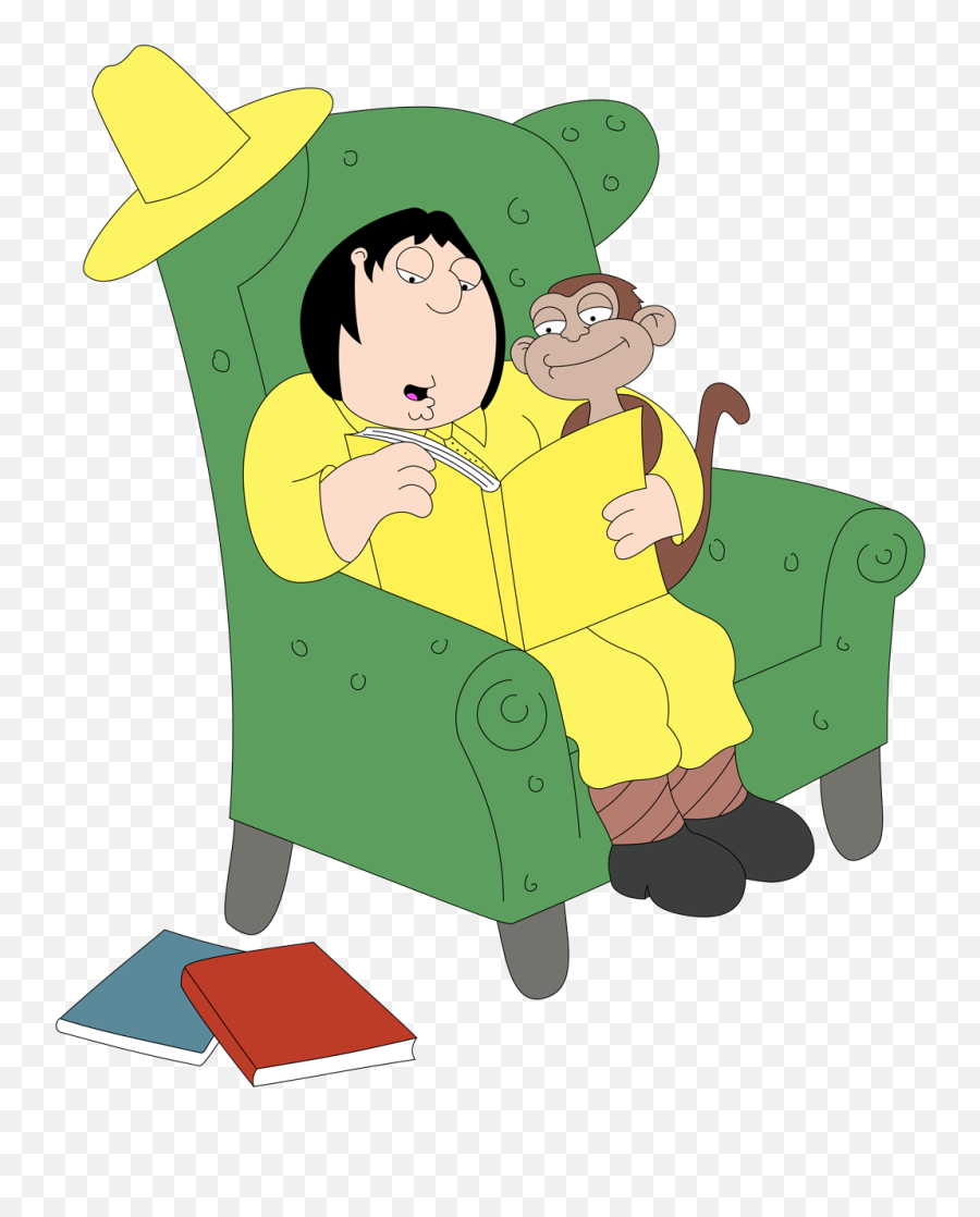 Family Guy Cartoon Stewie Brian - Yellow Hat Guy Curious George Png,Family Guy Png