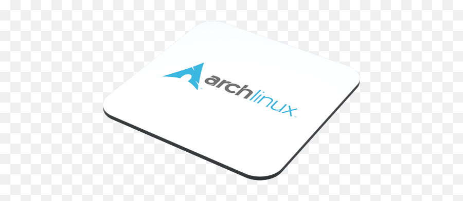 Arch Linux Coaster - Just Stickers General Supply Png,Arch Linux Logo