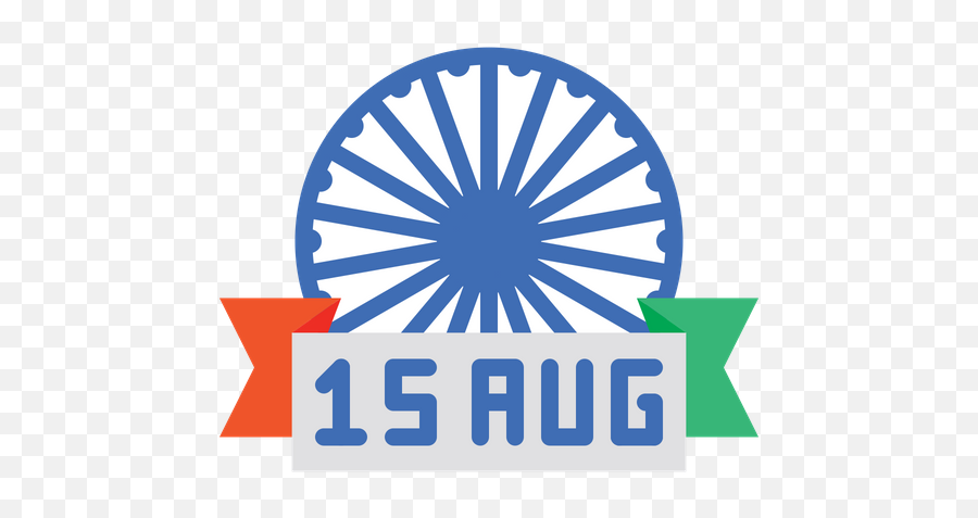 15 August Icon Of Flat Style - Transparent 15 August Logo Png,August Png