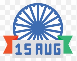 15 August Icon Of Flat Style - Transparent Logo Png