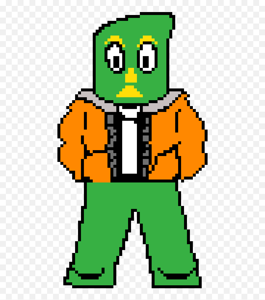 Underclay Au Gumby Sprite Colored - 128 By 128 Pixel Art Png,Gumby Png