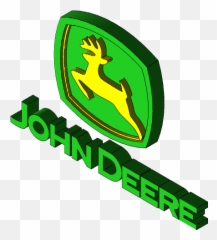 John Deere Logo - 3d png
