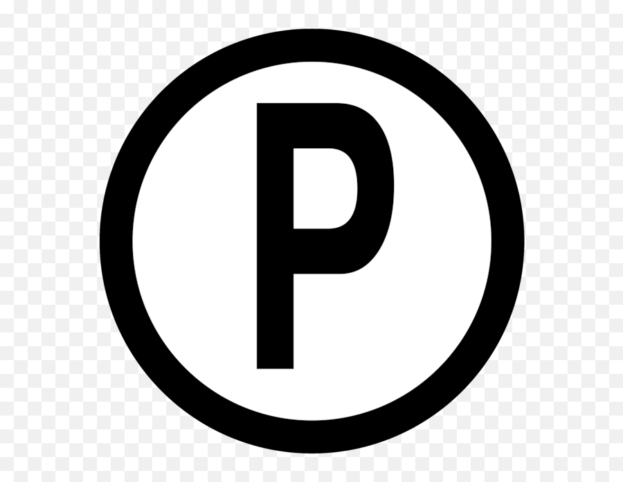 Area Text Symbol Png Clipart - P Sign,Copyright Symbol Png