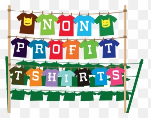 Custom T - Shirts for NonProfits Discounted Screen Printing Tiny Clipart png