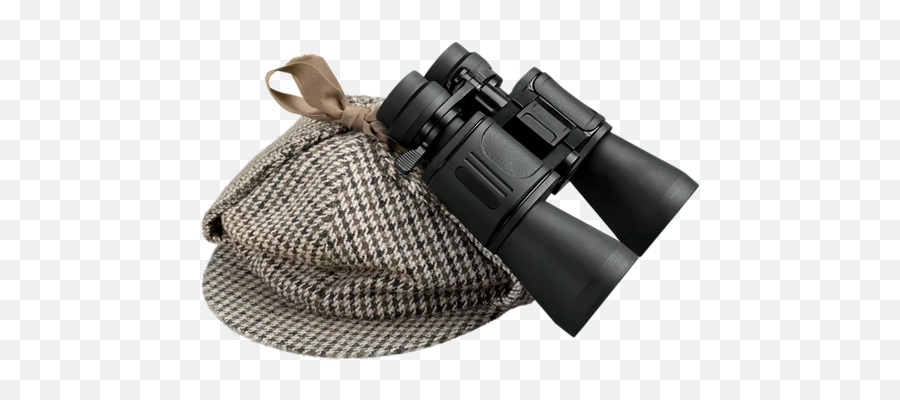 Download Hd Detective Hat Binoculars - Binoculars Png,Detective Hat Png