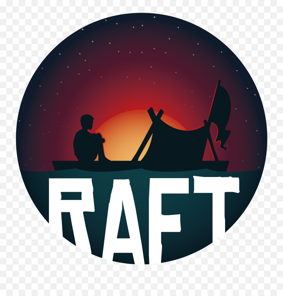Download Rimworld Survival Multiplayer Brand Game Raft - Logo Raft Png,Moon Silhouette Png