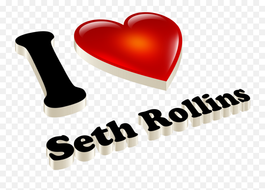 Seth Rollins Heart Name Transparent Png