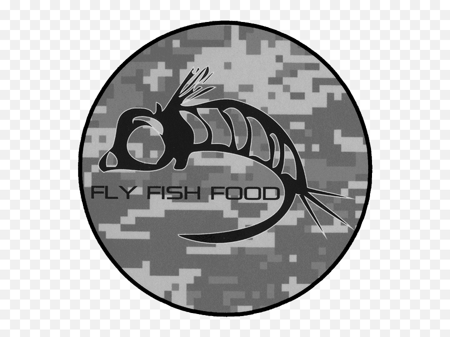 Fly Fish Food Round Logo Sticker Digicamo Png