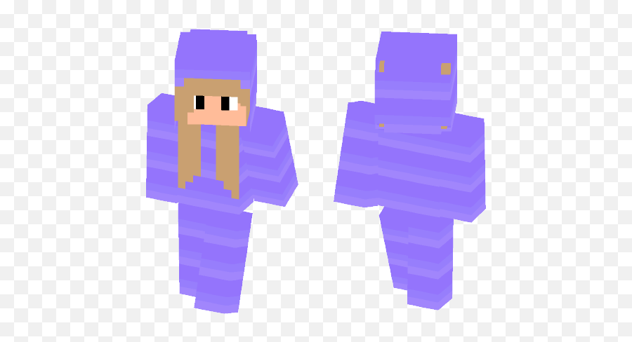 Download Slitherio Onesie Girl - Purple Minecraft Skin For Fictional Character Png,Slither.io Logo