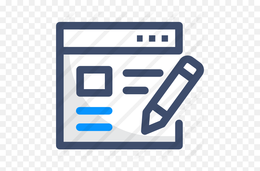 Blog - Horizontal Png,Web Blog Icon