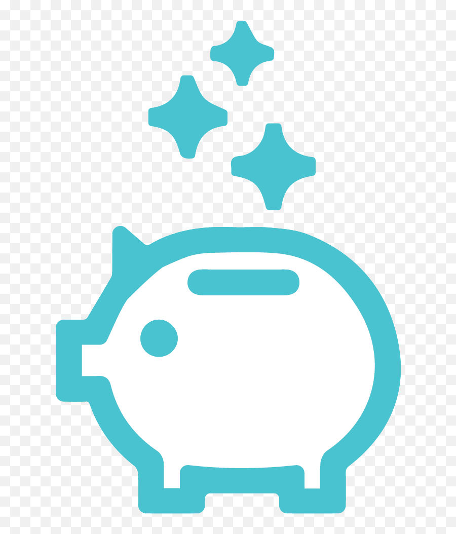 Piggy Bank Icon - Dot Png,Blue Piggy Bank Icon