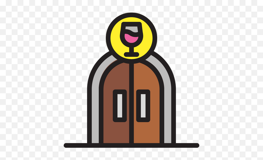 Free Wine Cellar Icon Of Colored Outline Style - Available Language Png,Winery Icon