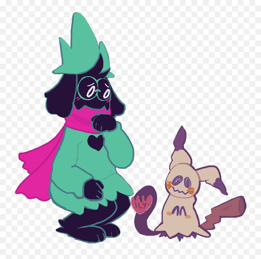 Ralsei And Mimikyu Best Friends Forever By Princelotors - Ralsei As Mimikyu Png,Mimikyu Png