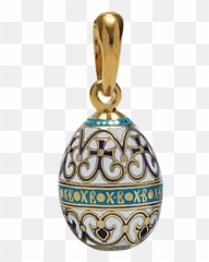 Enamel Easter Egg Pendant U201cchrist Risenu201d - Russian Egg Pendants png