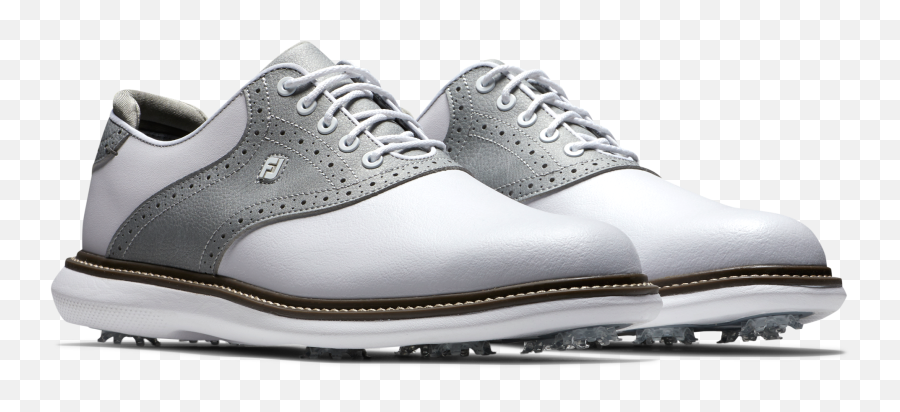 Traditionally Styled Golf Shoe Fj Traditions Mens Footjoy Ie - Lace Up Png,Footjoy Icon Black And White