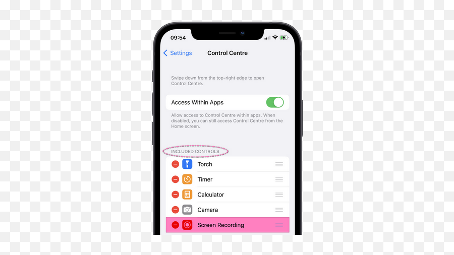 Solved Why Canu0027t I Screen Record - 2021 Guide Iphone 12 Settings Control Center Png,No Recording Icon