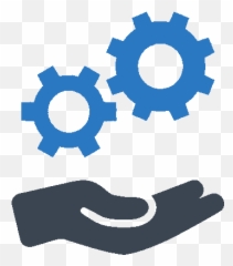 Business Support Services - SourceEdge Gears Icon Transparent Background png