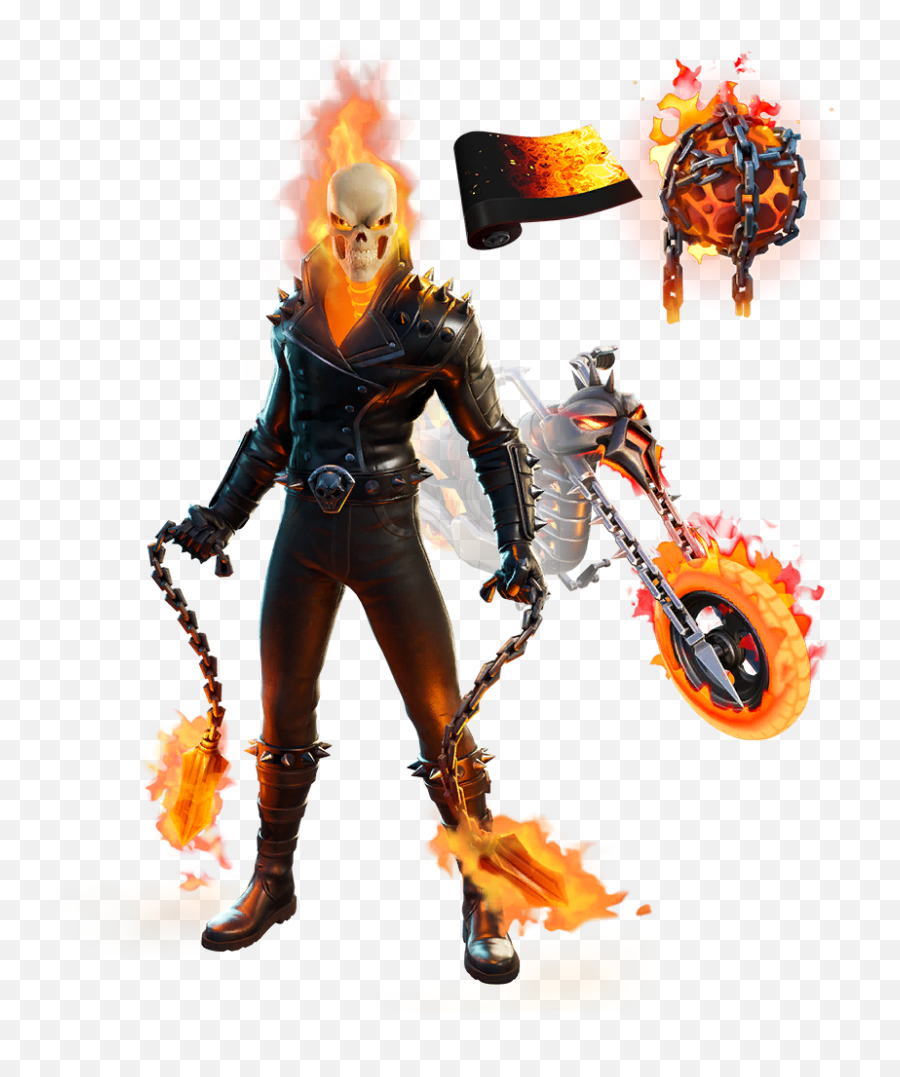 Fortnite Ghost Rider Bundle - Packs Sets And Bundles Ghost Rider Bundle Fortnite Png,Ghost Type Icon