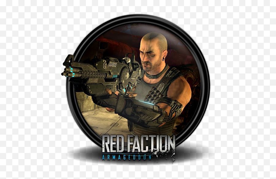 Red Faction Armageddon 5 Icon Mega Games Pack 40 Iconset - Red Faction Game Icon Png,Gog Icon