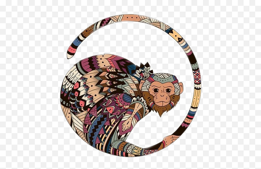 Monkeys Sticker Challenge - Design Monkey Tattoo Png,Monkey King Icon