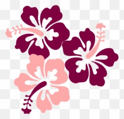 Clip Art Hawaiian Flower - Hibiscus Clip Art Png,Hawaiian Flowers Png