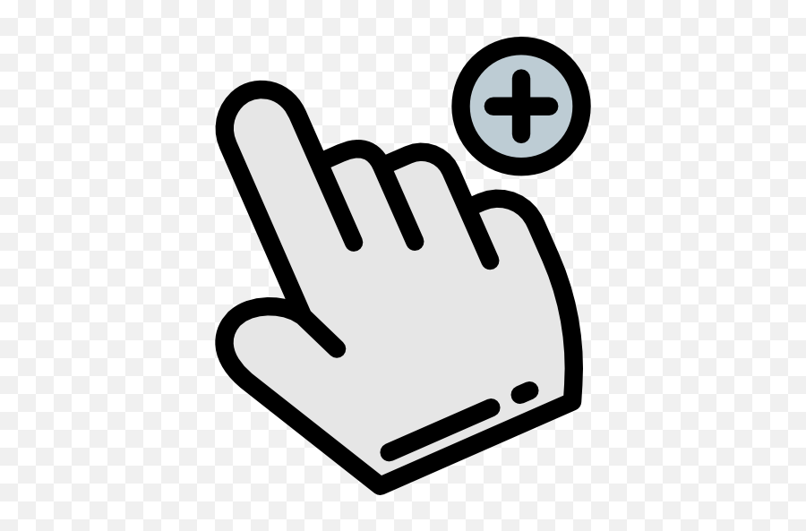 Hands And Gestures Hand Pointer Ui Interface Computer - Puntero Icono Png,Mouse Icon Transparent Background