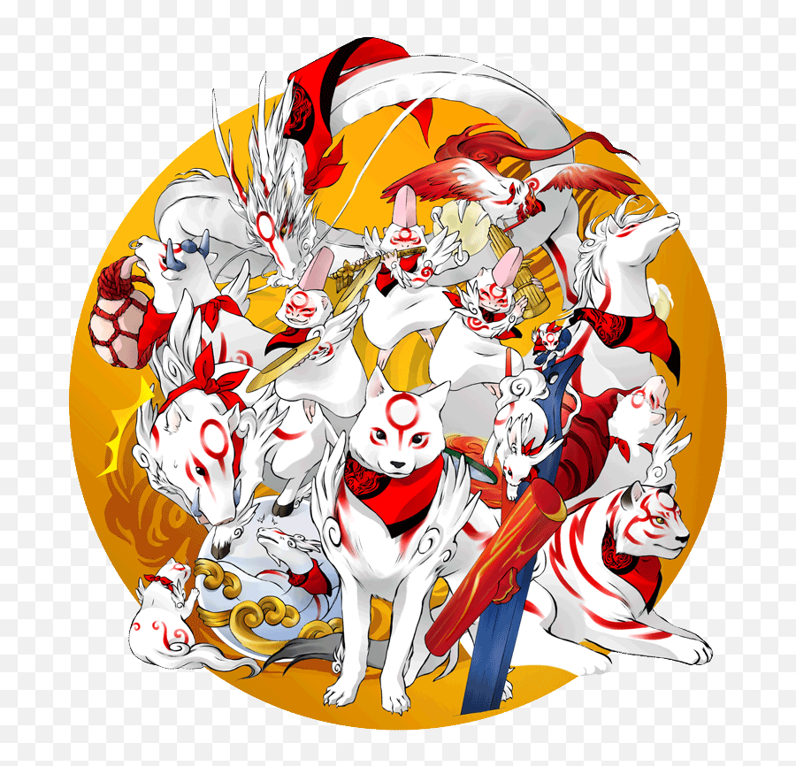 Kasugami - Okami Zerochan Anime Image Board Png,Okami Icon