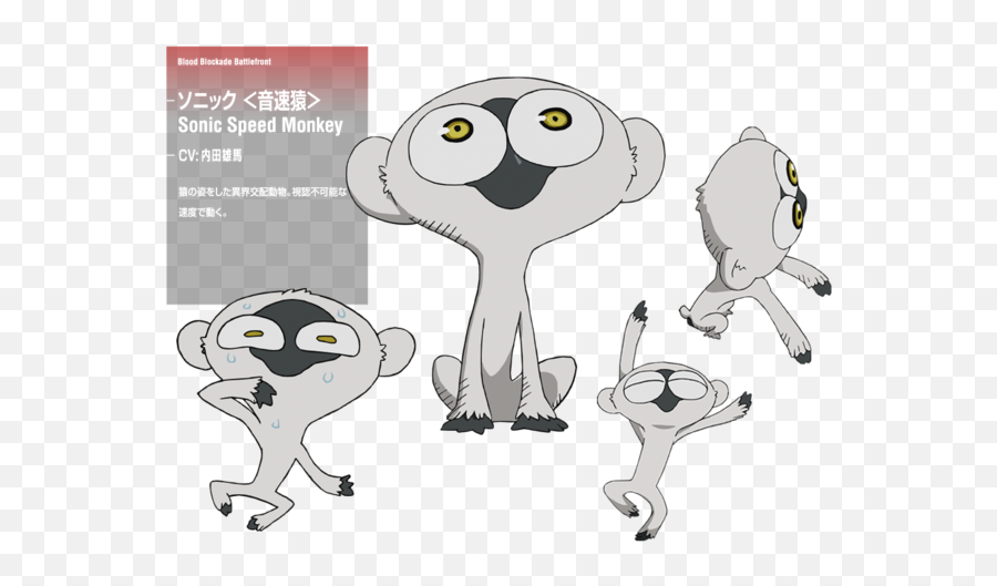 Sonic Designpng Oficial - Sonic Speed Monkey Kekkai Sensen,Haha Png
