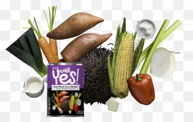 Download Well Yes Sweet Potato Corn Chowder - Campbells Well Natural Foods Png,Chowder Png