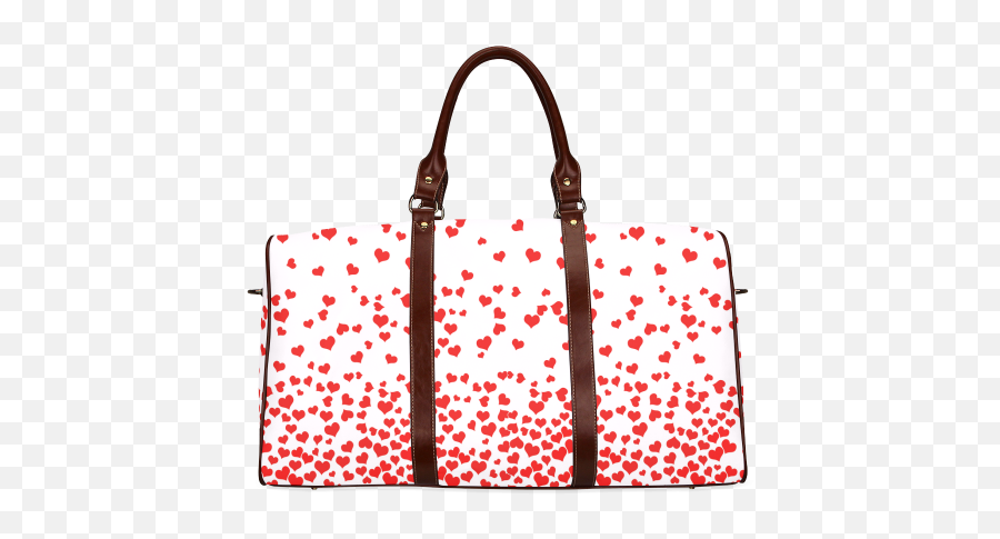 Red Falling Hearts - Tie Dye Travel Bags Png,Falling Hearts Png