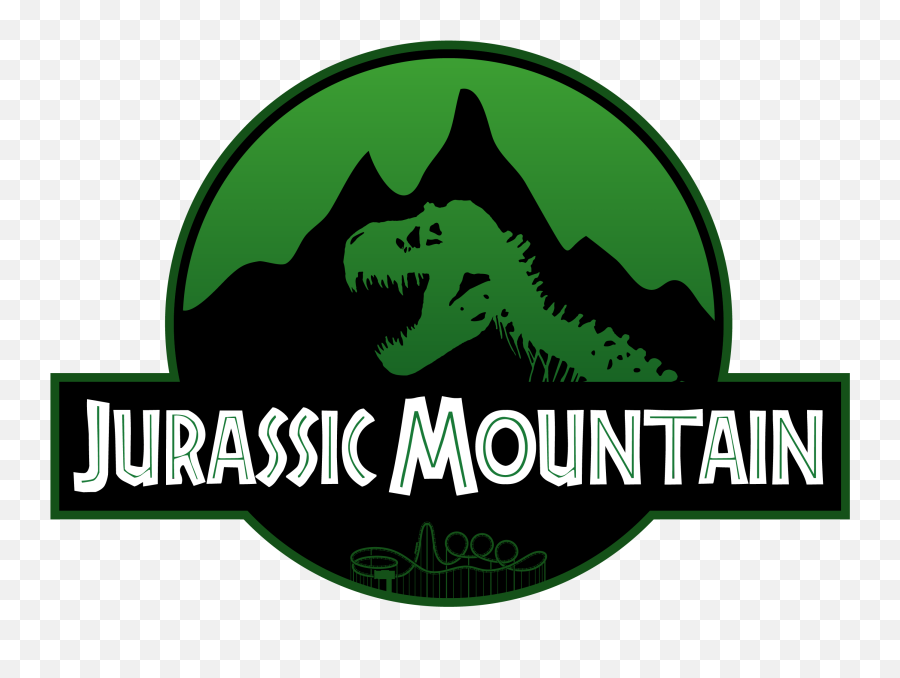 Jurassic Mountain Theme Park Logo - Jurassic Park Png,Mountain Logos