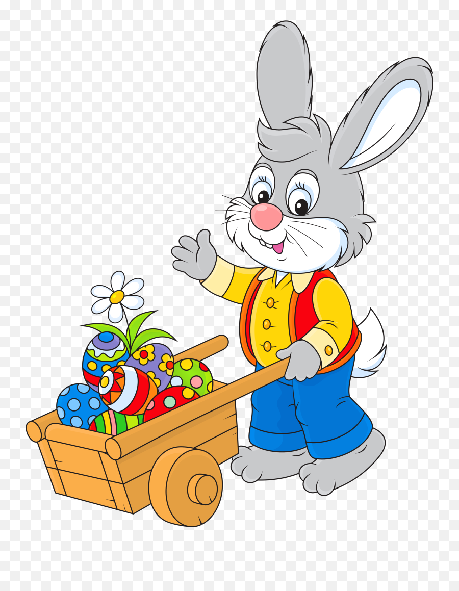 Free Clipart Easter Bunny - Clipart Easter Bunny Cartoon Png,Easter Clipart Png