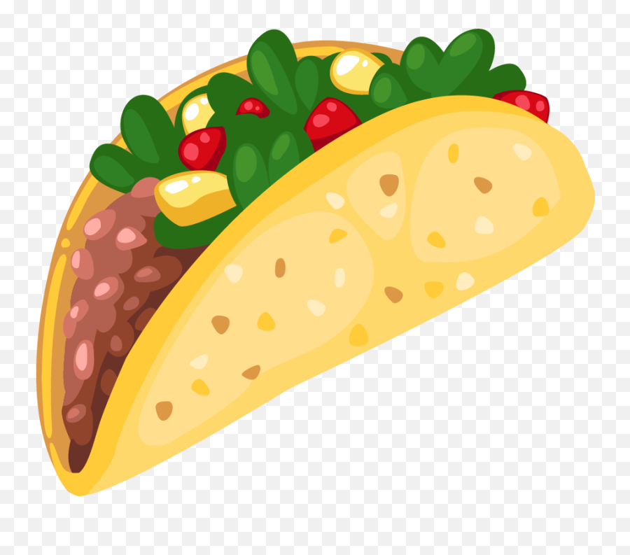 Image Result For Cartoon Food Clip Art - Tacos Clipart Png,Tacos Png