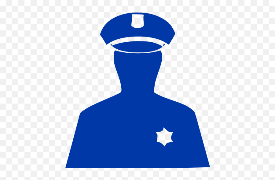 Royal Azure Blue Police 2 Icon - Icon Png,Police Hat Transparent