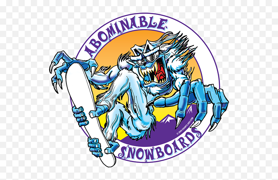 Abominable Snowboards - Cartoon Png,Abominable Snowman Png