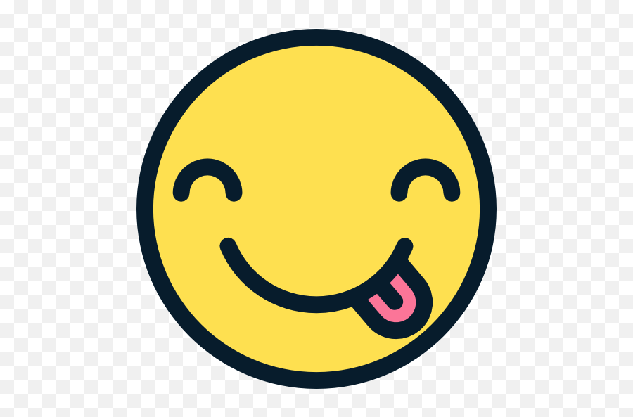 Faces Wink Interface Feelings Emoji Smileys Tongue - Cute Smiley Face Png,Wink Png