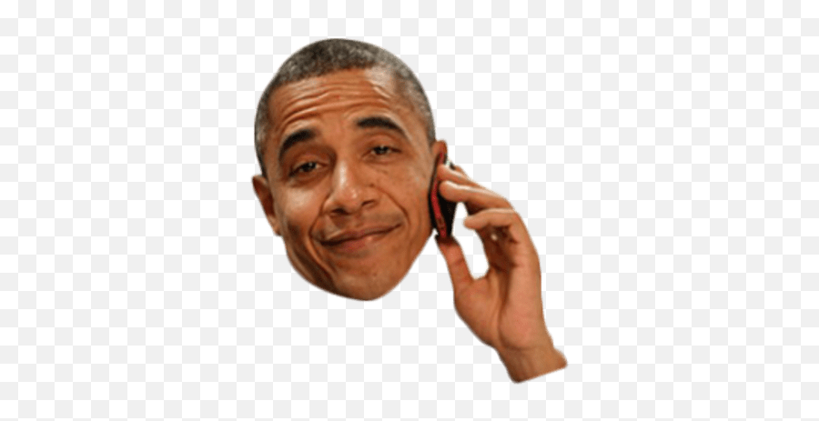 Obama Face Royalty Free Stock Png Files - Obama Phone Png,Obama Transparent