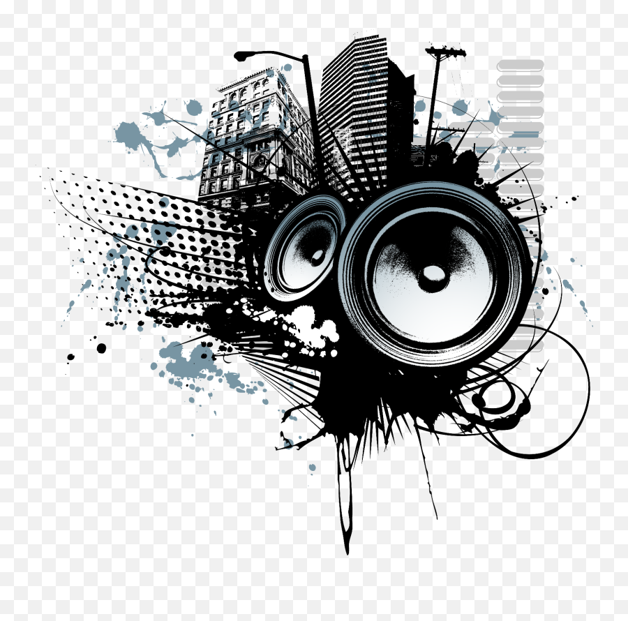 Music Speakers Png 1 Image - Logo Sound System Png,Speakers Png