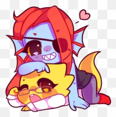 Otp Of Undertale - Undertale Undyne X Alpys Png,Undyne Png