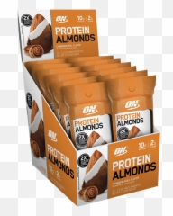 Protein Almonds U2013 43g12 - Optimum Nutrition Protein Almonds Png,Cinnamon Roll Png