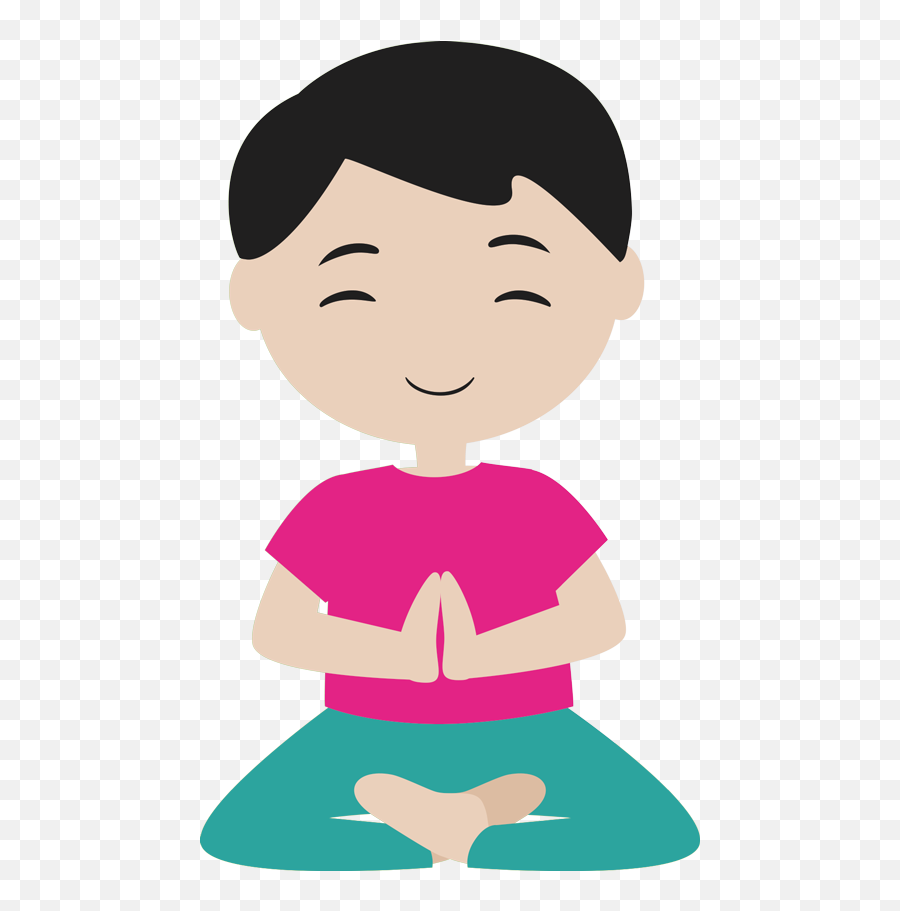 Download Meditation And Yoga For Kids - Meditation Kid Clip Art Png,Cartoon Kids Png