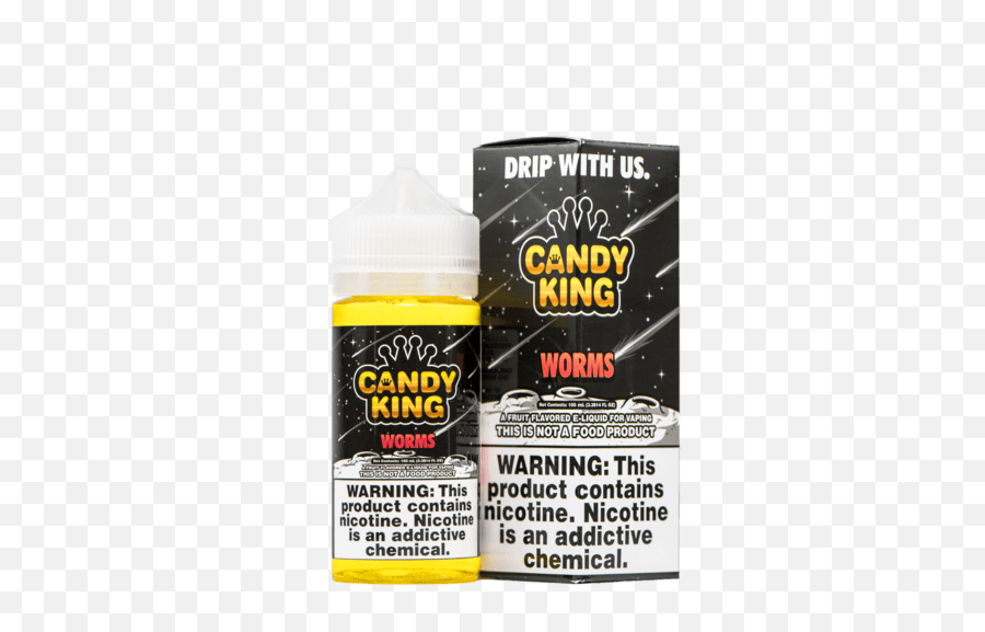 Sour Worms - Drip More Eu Candy King Worms Vape Juice Png,Worms Png
