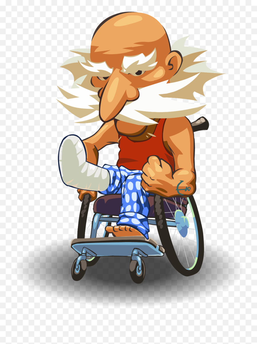 Download Hd 120 Level Full Of Undead - Wheelchair Grandpa Abuelo En Silla De Ruedas Png,Grandpa Png