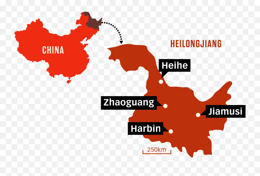 Mao Zedong Png - Mao Zedong Afgelegd China Map In Grey China West And East,China Map Png