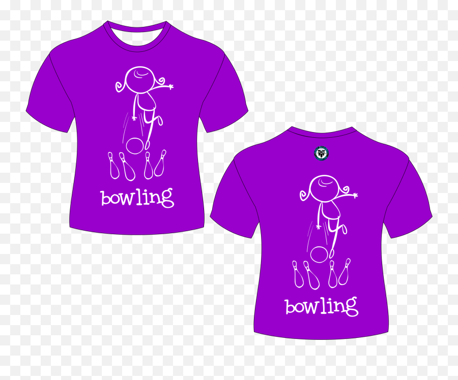 Bowling Shirt - Active Shirt Png,Purple Shirt Png