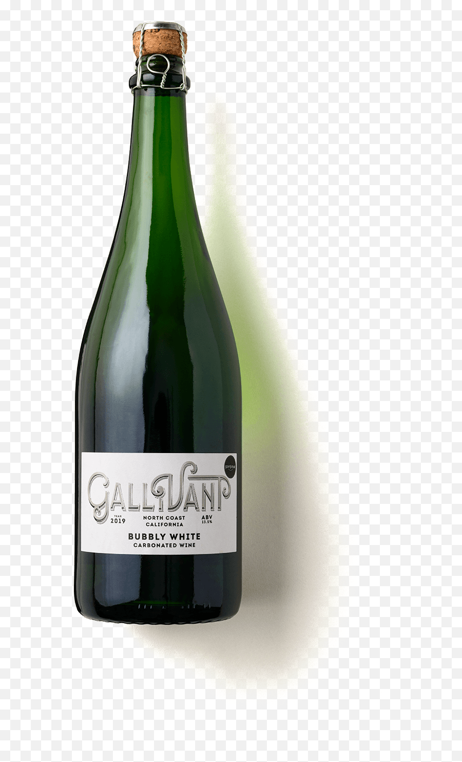 2019 Gallivant Bubbly White Wine - Glass Bottle Png,White Wine Png