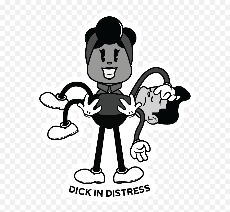 Dick In Distress - Cartoon Png,Distress Png
