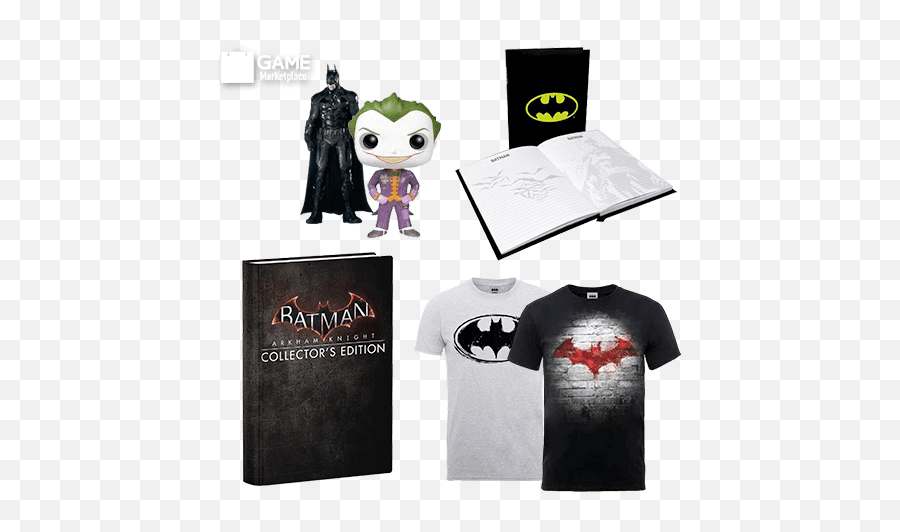 Download Arkham Knight Strategy Guides U0026 Merchandise - Funko Batman Arkham Knight Merchandise Png,Batman Dark Knight Logo